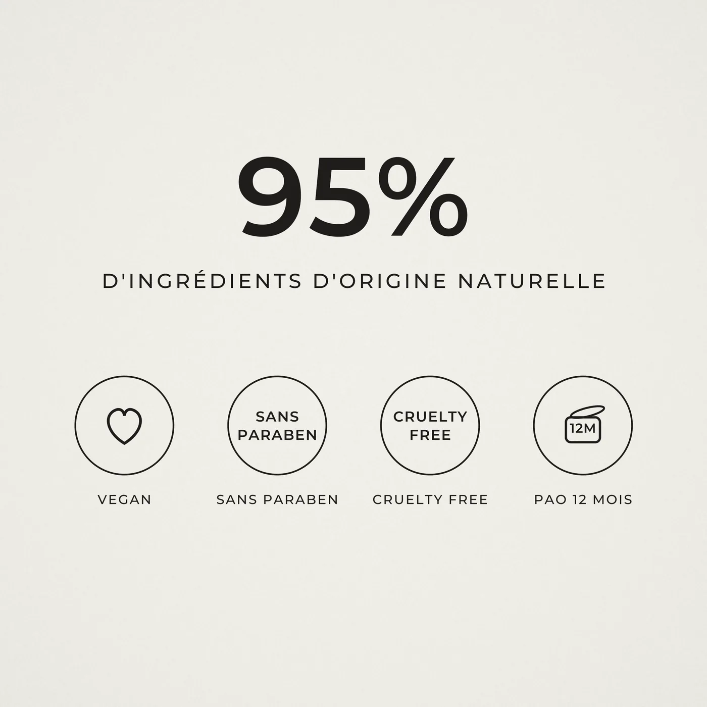 Engagements Kessler : 95 % d’ingrédients d’origine naturelle, vegan, sans paraben, cruelty free